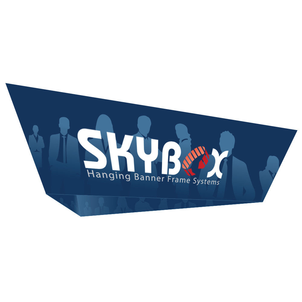 16' Tapered Triangle Hanging Sign with Double-Sided Graphic