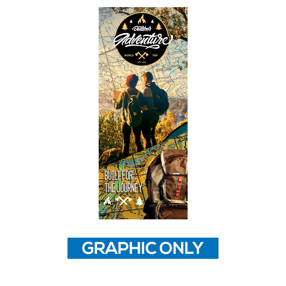 Econoroll Retractable Banner Stand - 33.5"W - Replacement Graphic