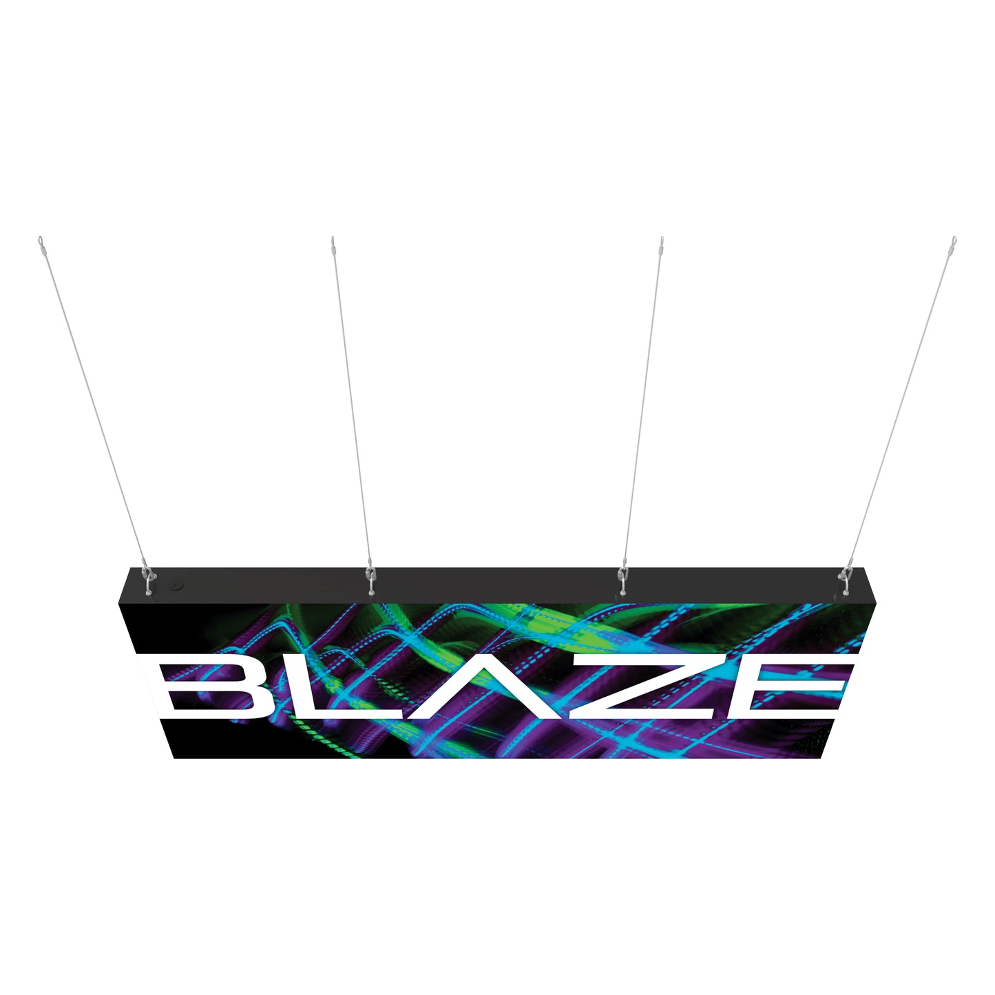 Blaze 8ft x 3ft Light Box Hanging Sign