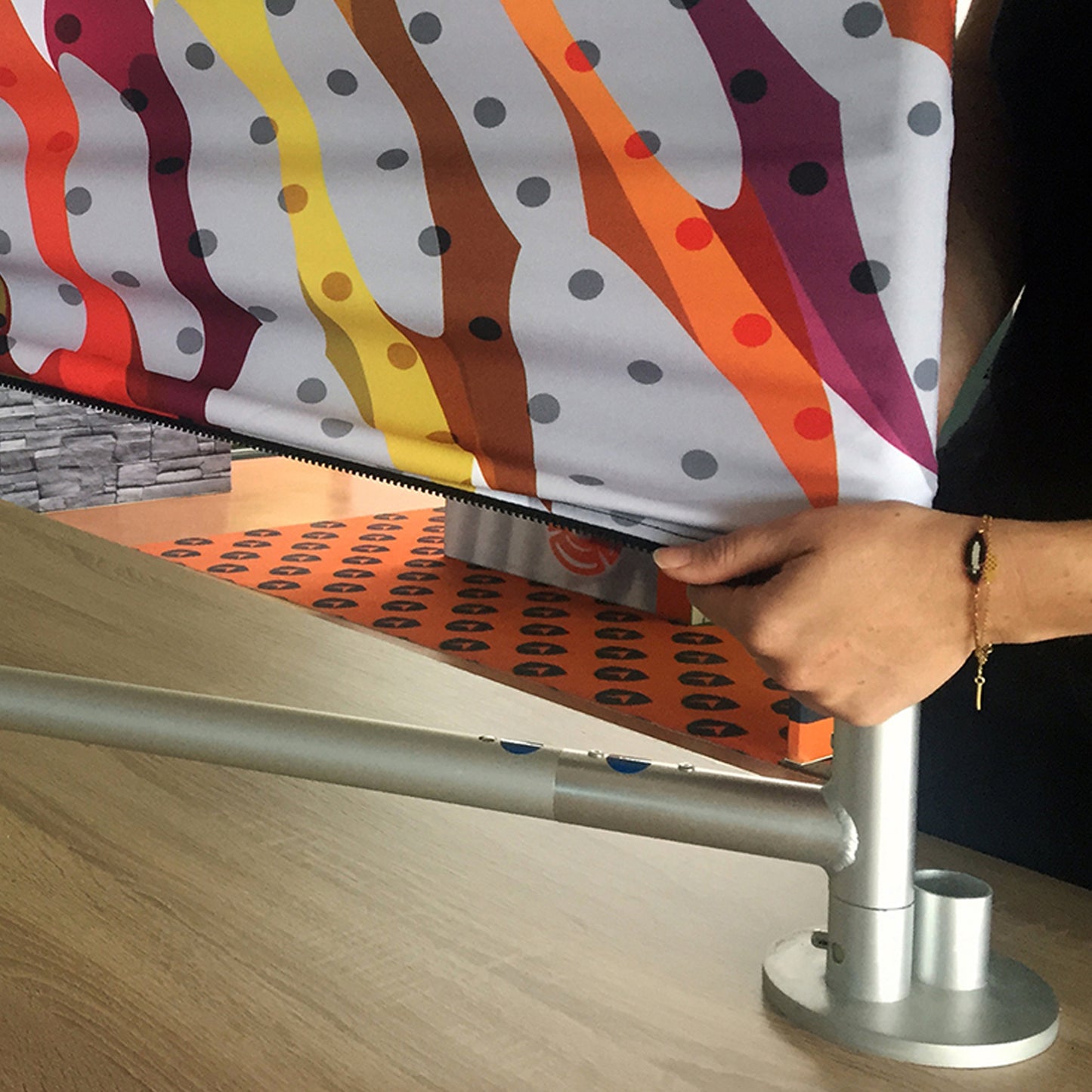 Zilla Contour Series Fabric Display - 8x8