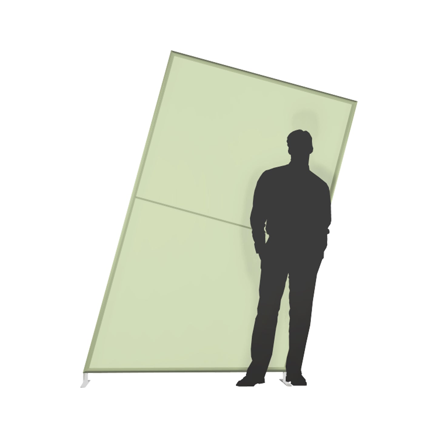 Zilla Contour Series Fabric Display - 5x8 Tilted