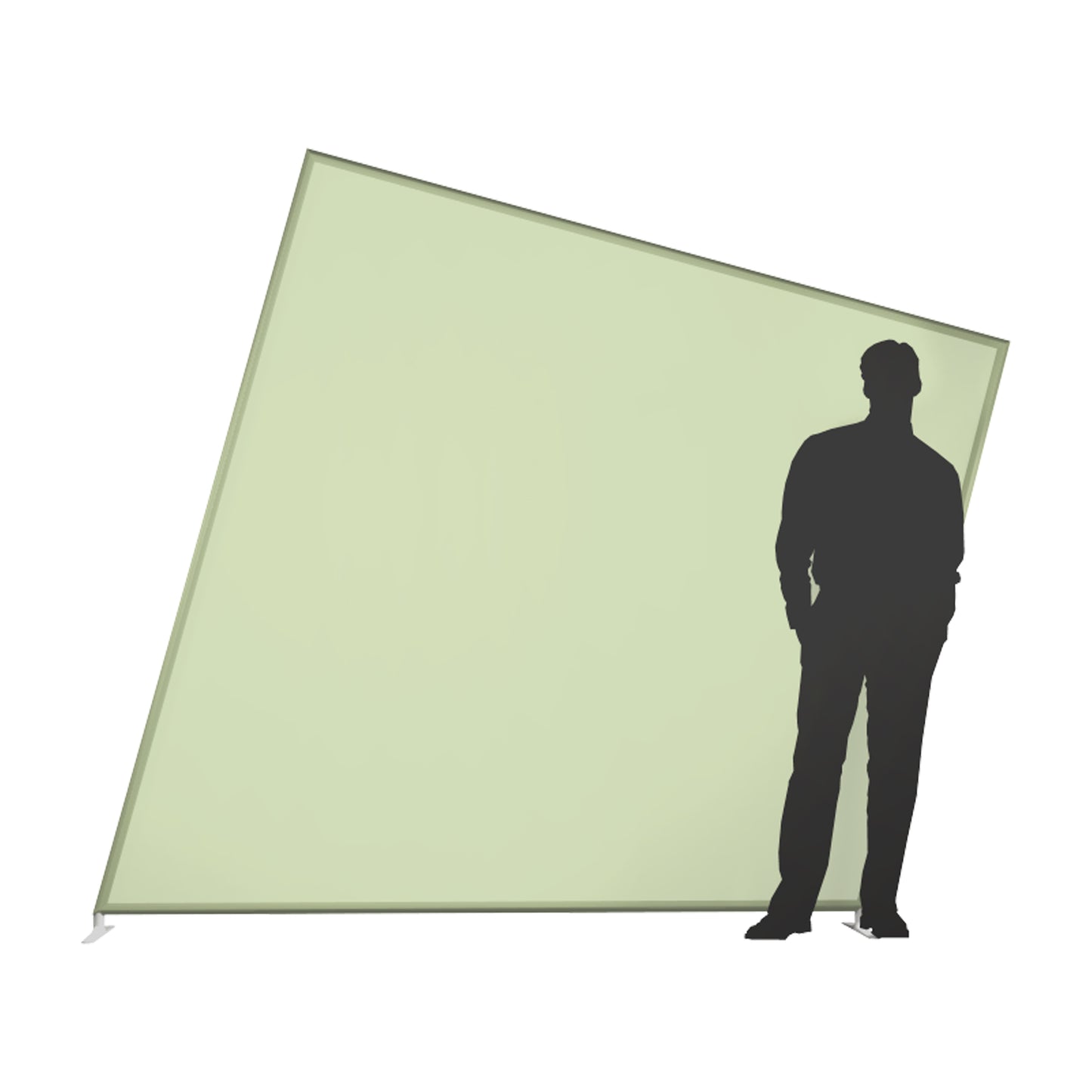Zilla Contour Series Fabric Display - 8x8 Tilted