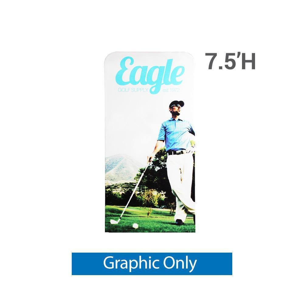 EZ Extend - Double-Sided Fabric Display - 3' Wide x 7.5' High - Replacement Graphic