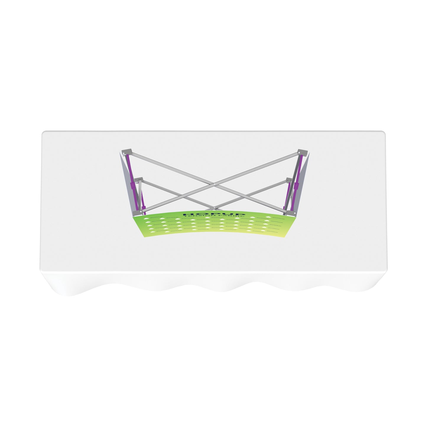 HopUp Straight 2.5ft Tabletop Display