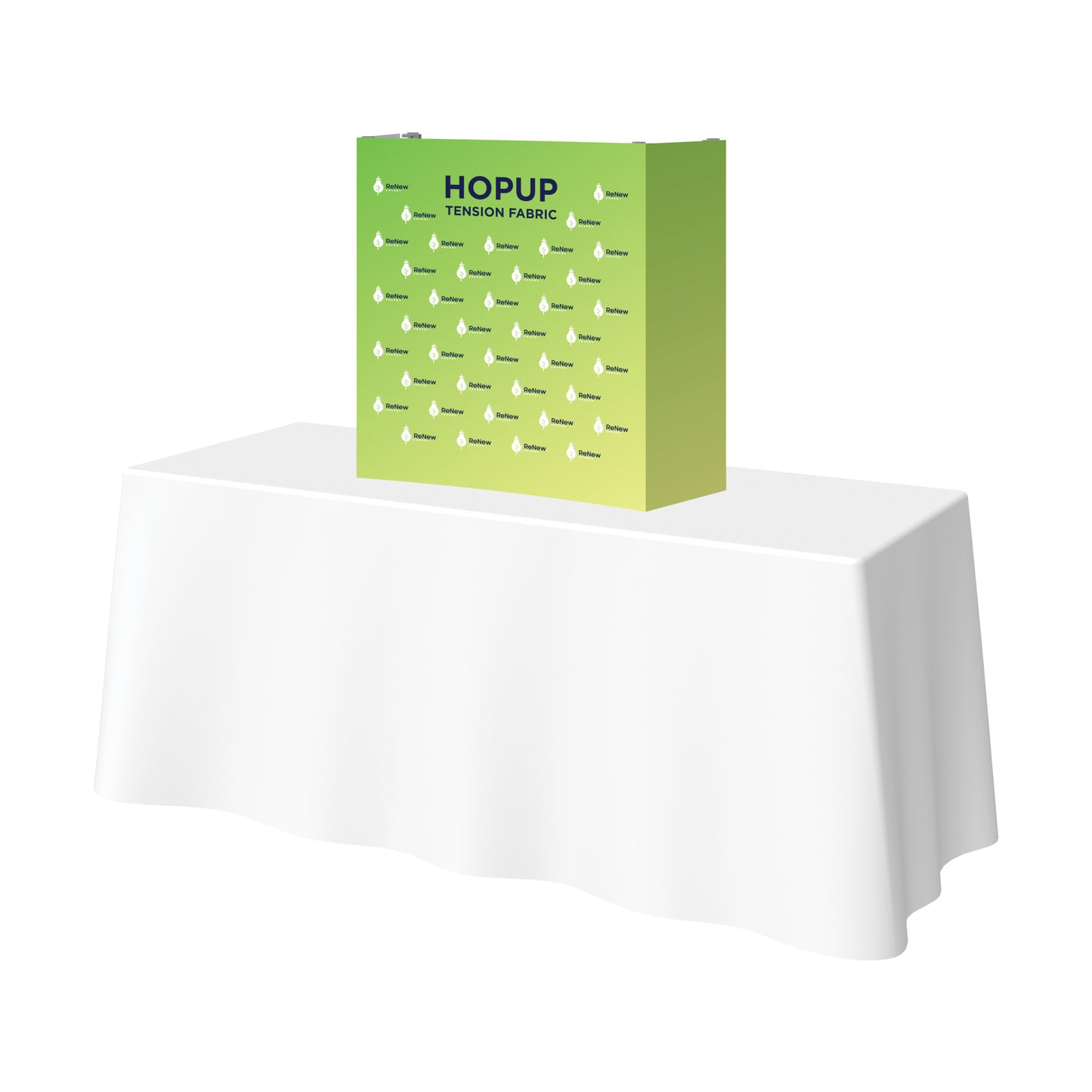 HopUp Straight 2.5ft Tabletop Display