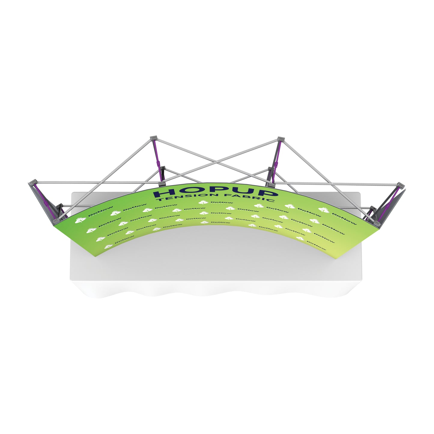 HopUp Curved 7.5ft Tabletop Display