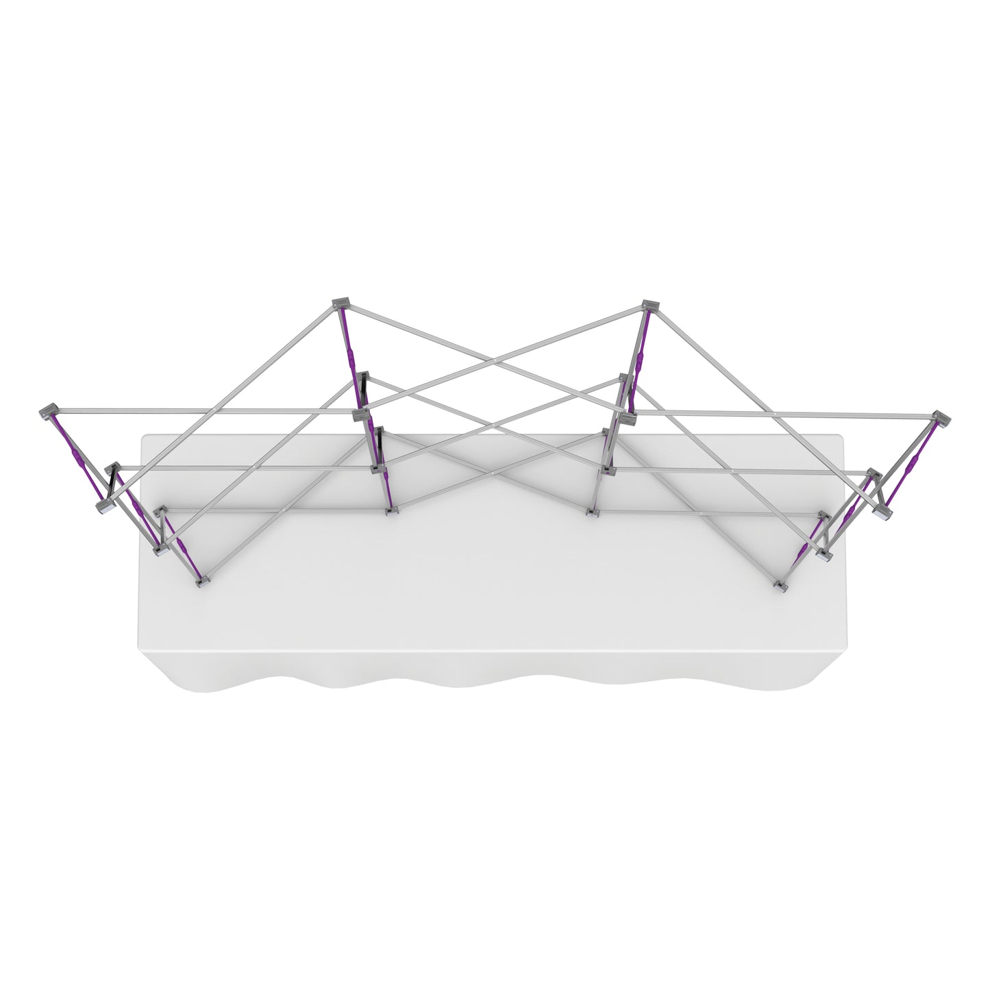 HopUp Curved 7.5ft Tabletop Display