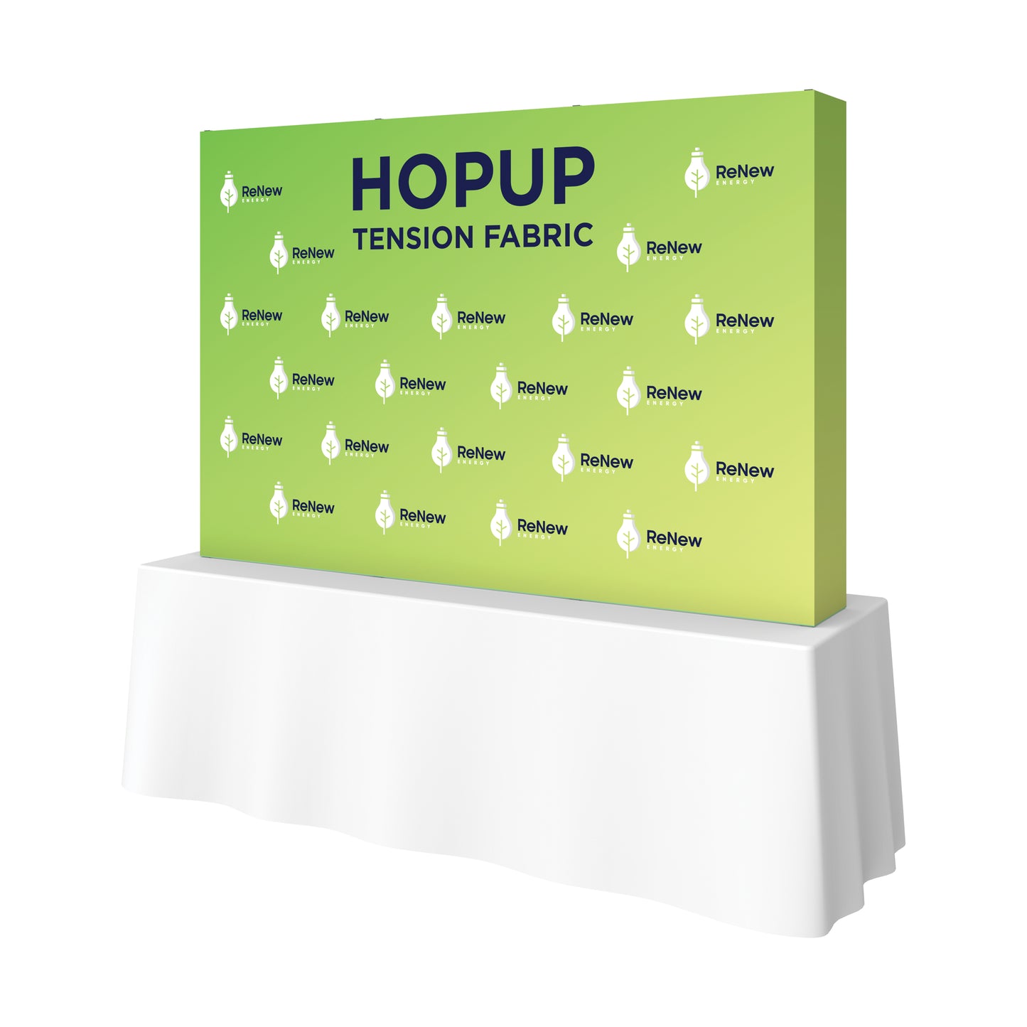HopUp Straight 7.5ft Tabletop Display