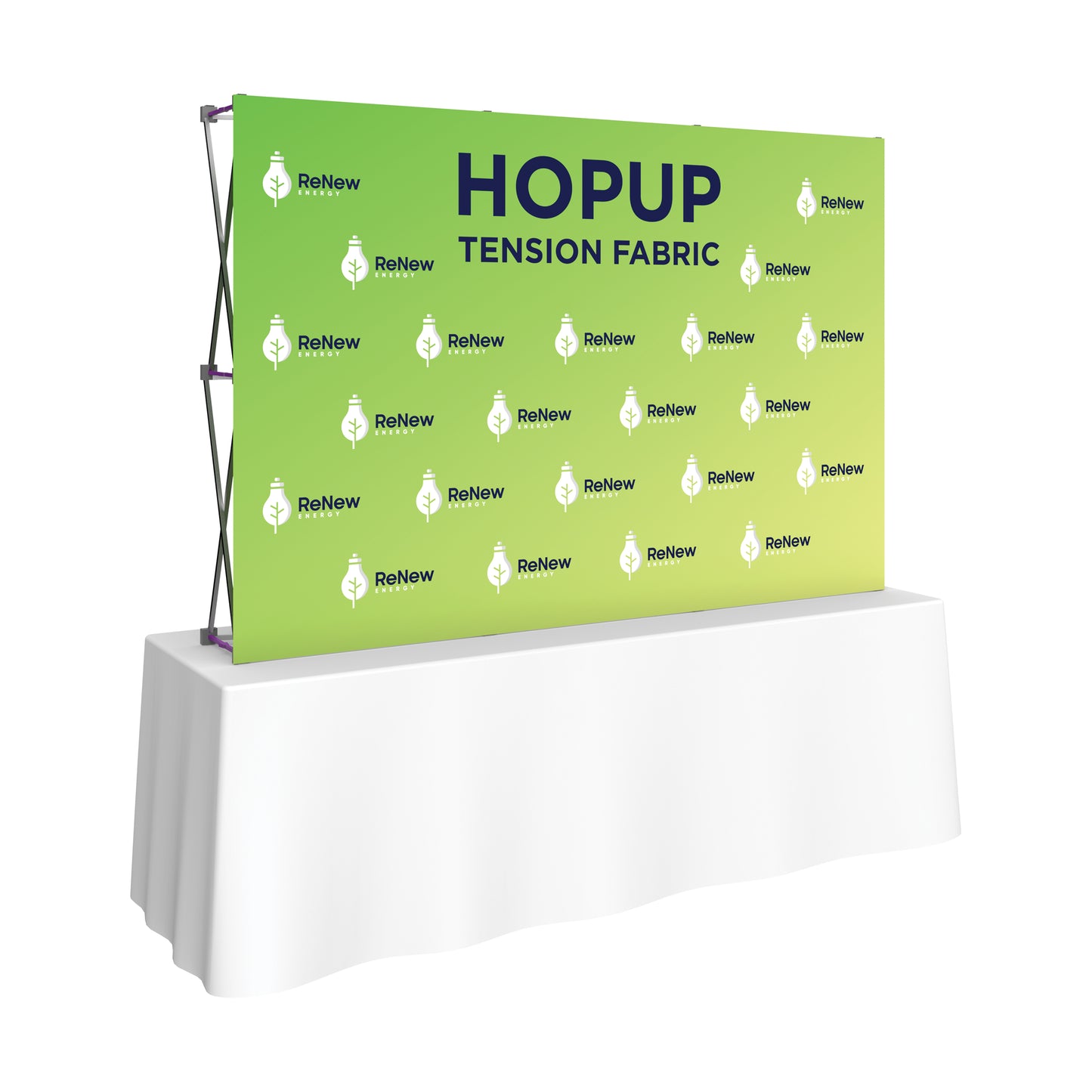 HopUp Straight 7.5ft Tabletop Display