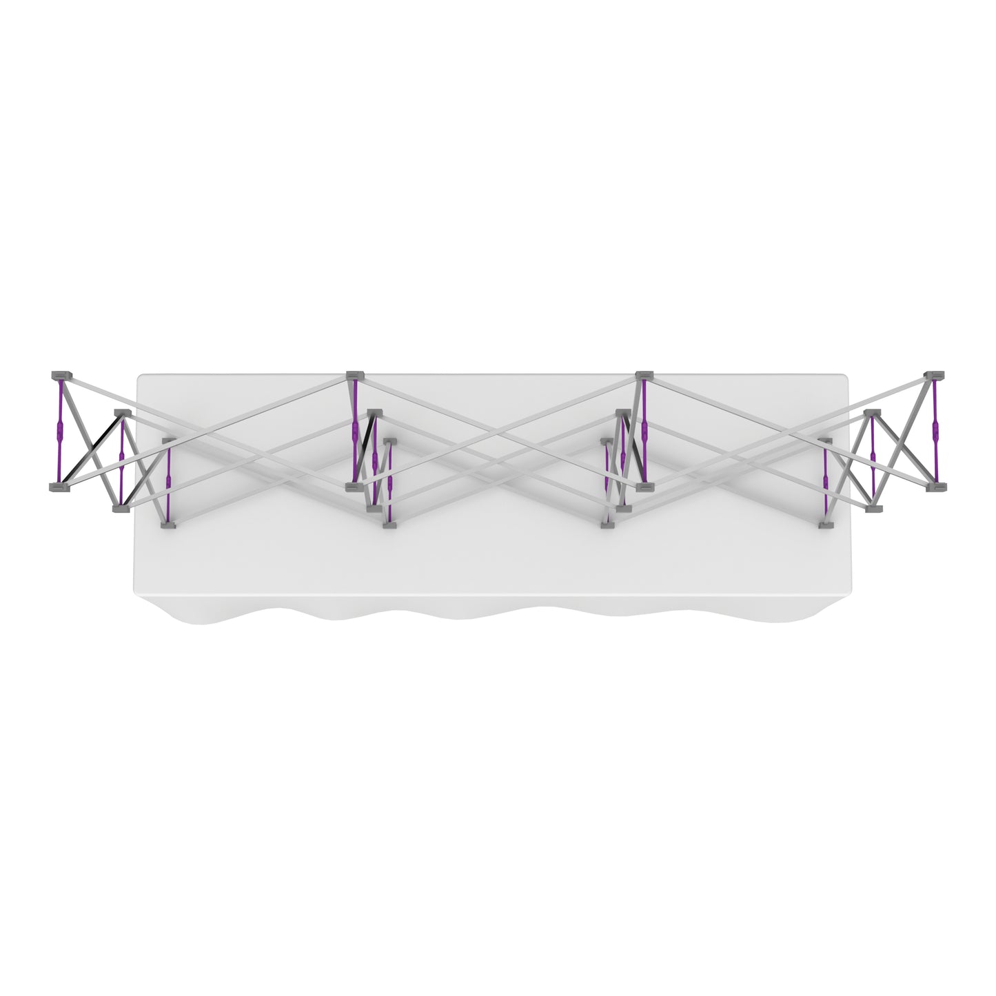 HopUp Straight 7.5ft Tabletop Display