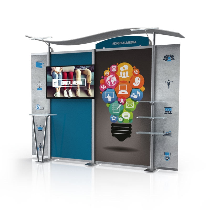 10ft Timberline™ Monitor Display with Straight Sides