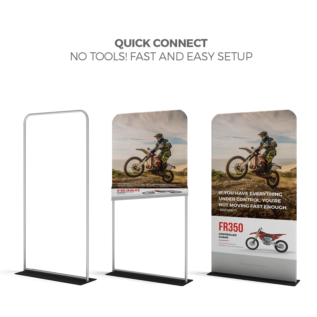 Double-Sided Fabric Display - 48" W