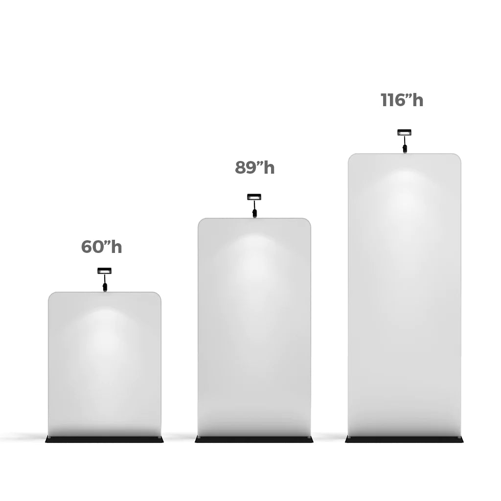 Double-Sided Fabric Display - 48" W
