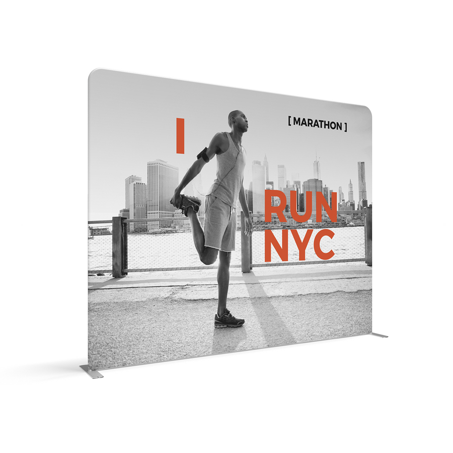 Waveline Display 10ft Straight - Replacement Graphic - Single-sided