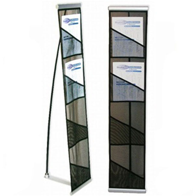 Fabric Literature Rack Four Pockets