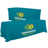 6'/8' Convertible Table Throw (Full-Color Imprint, Front Only)