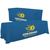 6'/8' Convertible Table Throw (Full-Color Imprint, Front Only)
