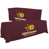 6'/8' Convertible Table Throw (Full-Color Imprint, Front Only)