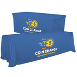 6'/8' Convertible Table Throw (Full-Color Imprint, Front Only)