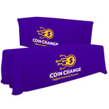 6'/8' Convertible Table Throw (Full-Color Imprint, Front Only)