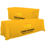 6'/8' Convertible Table Throw (Full-Color Imprint, Front Only)