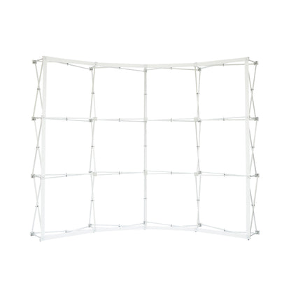 Step Repeat Pop-Up Curved Display - 10ft