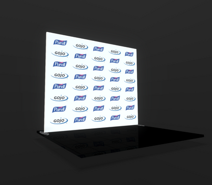 Step Repeat, Budget 10' Straight Display with Graphic