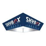 10' Tapered Square Hanging Sign with Outside Graphic