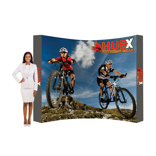 Budget Pop-Up Display Curved - 10ft