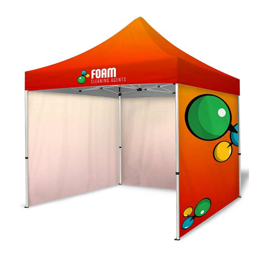 10ft Dye-Sublimation Tent Package with 3 Full Walls