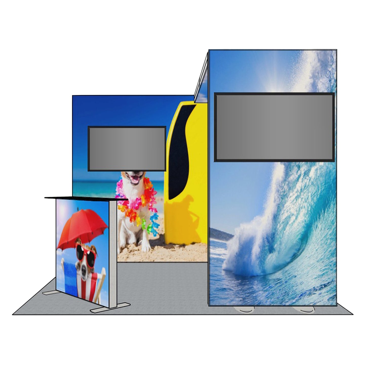 10ft Igniter Light Box with Bridge Display