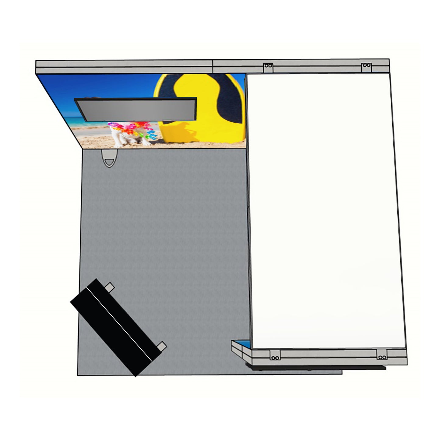 10ft Igniter Light Box with Bridge Display