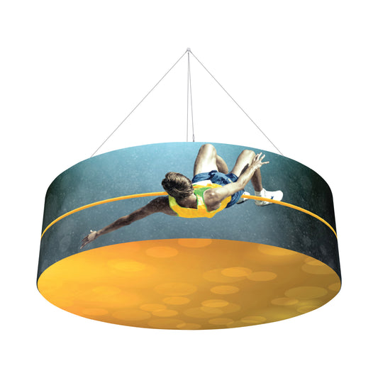 10ft x 3ft Backlit Circular Hanging Sign