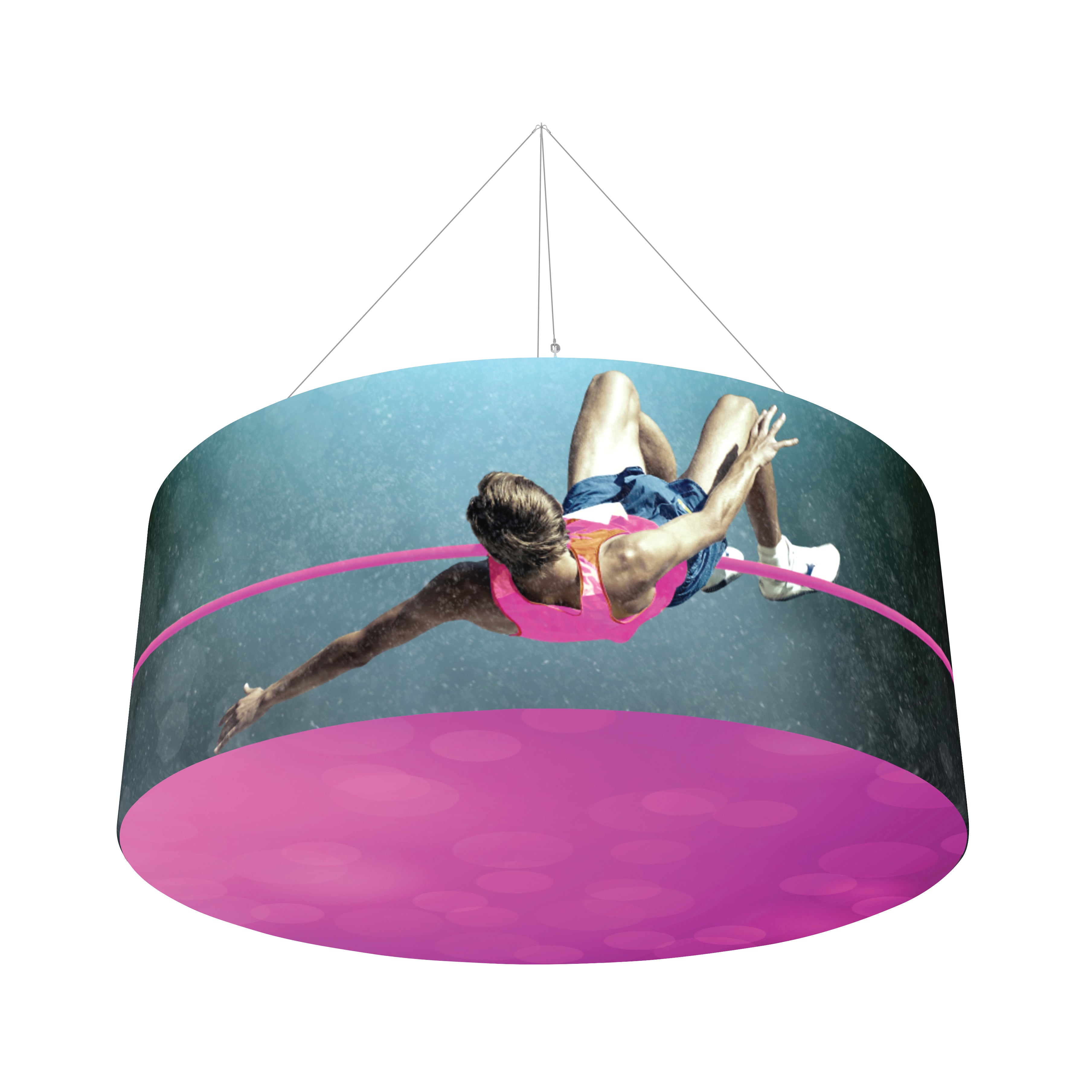 10ft x 4ft Backlit Circular Hanging Sign | Zilla Display – Zilla ...