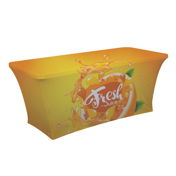 6' Stretch-Fit Classic Table Throw (Full-Color Dye Sublimation, Full Bleed)