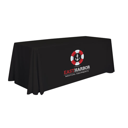 6' Stain-Resistant Table Cover - Full-Color Front