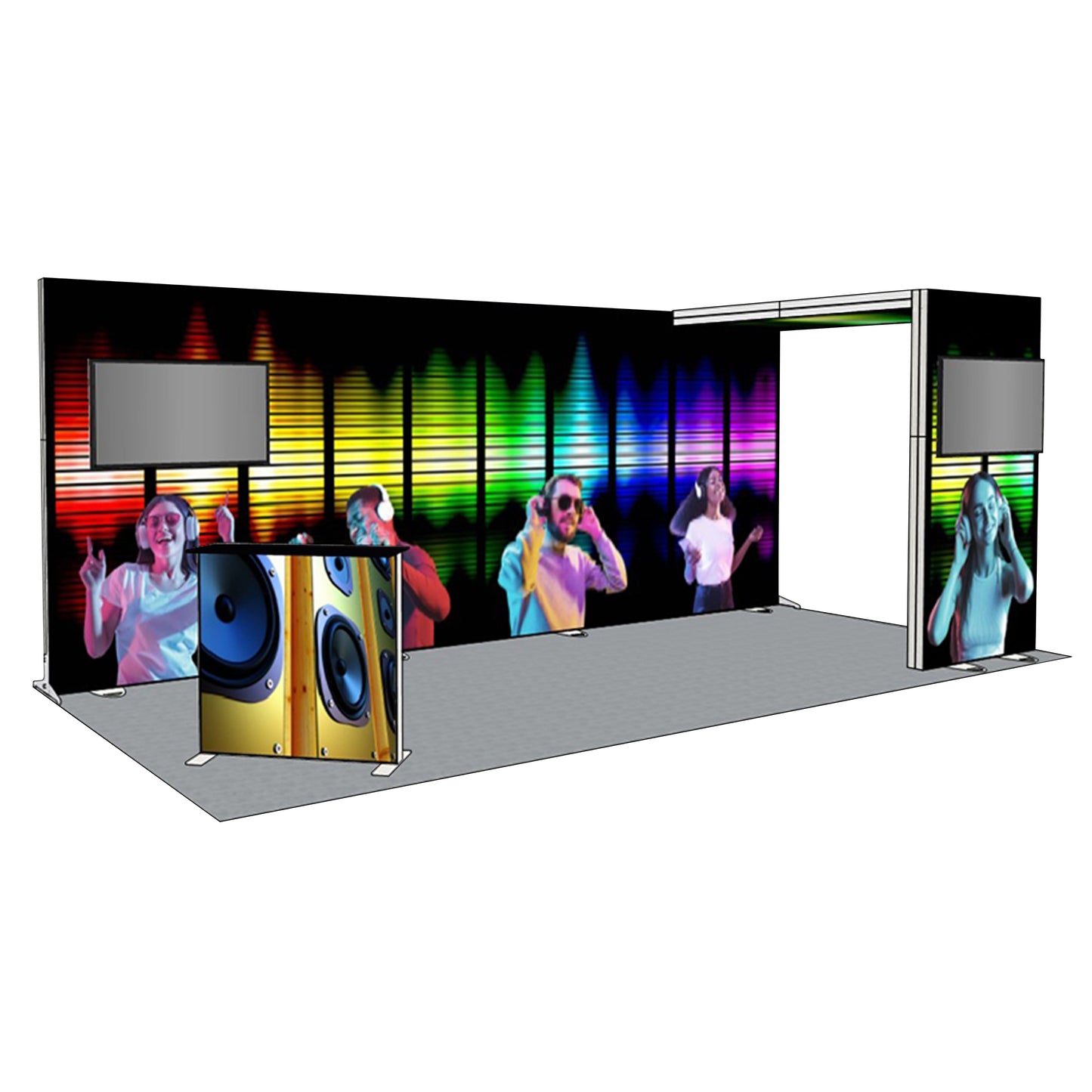 20ft Igniter Light Box with Bridge Display