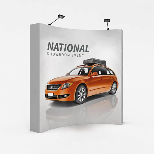 OneFabric 8ft Pop-Up Curved Display