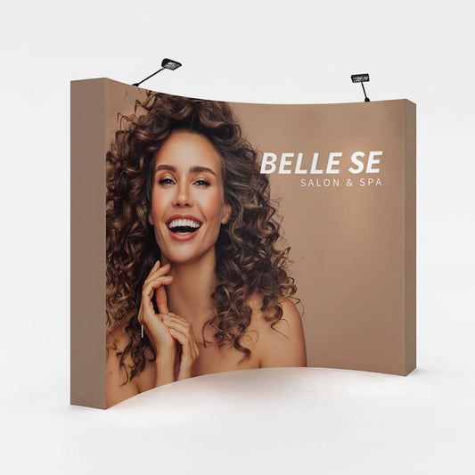 OneFabric 10ft Pop-Up Curved Display