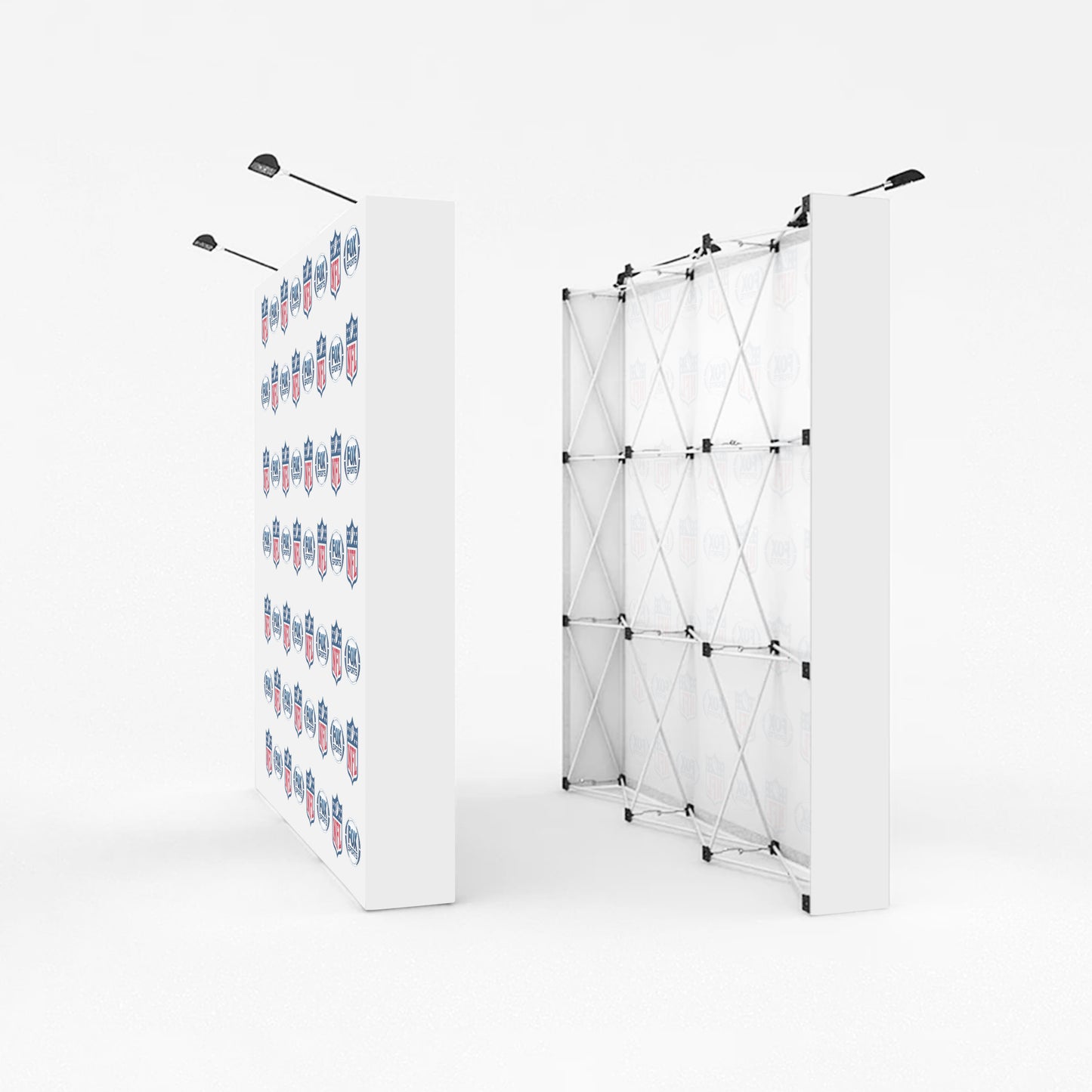 Step Repeat Pop-Up Display Straight - 8ft
