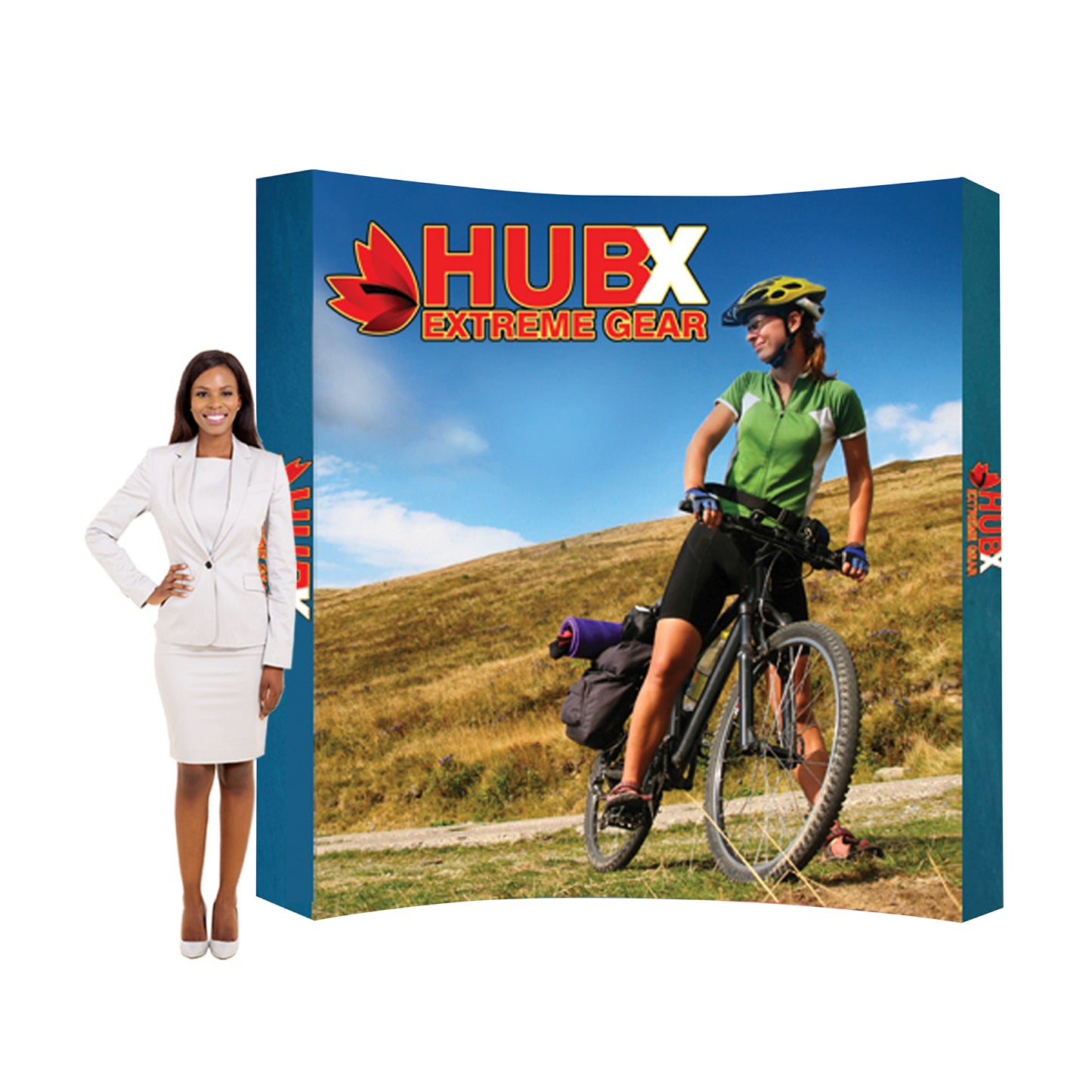 Budget Pop-Up Display Curved - 8ft