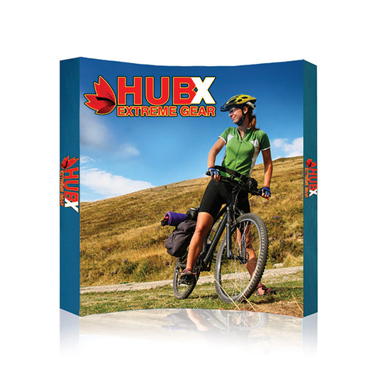 Budget Pop-Up Display Curved - 8ft