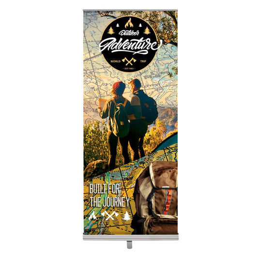 Basic Retractable Banner Stand - 24"W