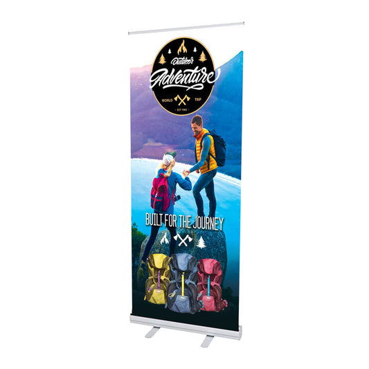 Basic Retractable Banner Stand - 33.5"W