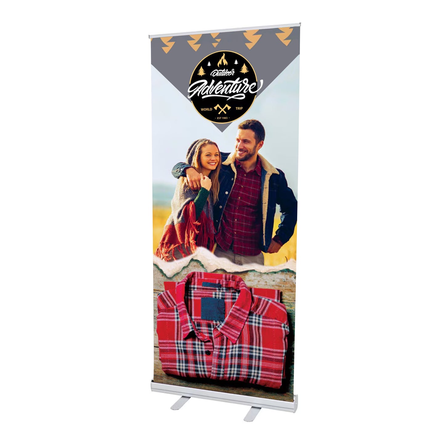 Basic Retractable Banner Stand - 36"W