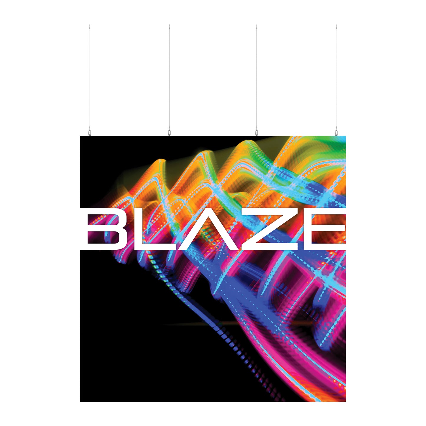 Blaze 10ft x 10ft Light Box Hanging Sign