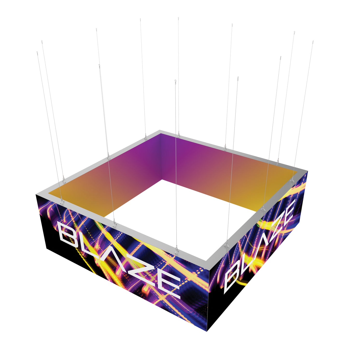 Blaze 12ft x 4ft Light Box Hanging Sign