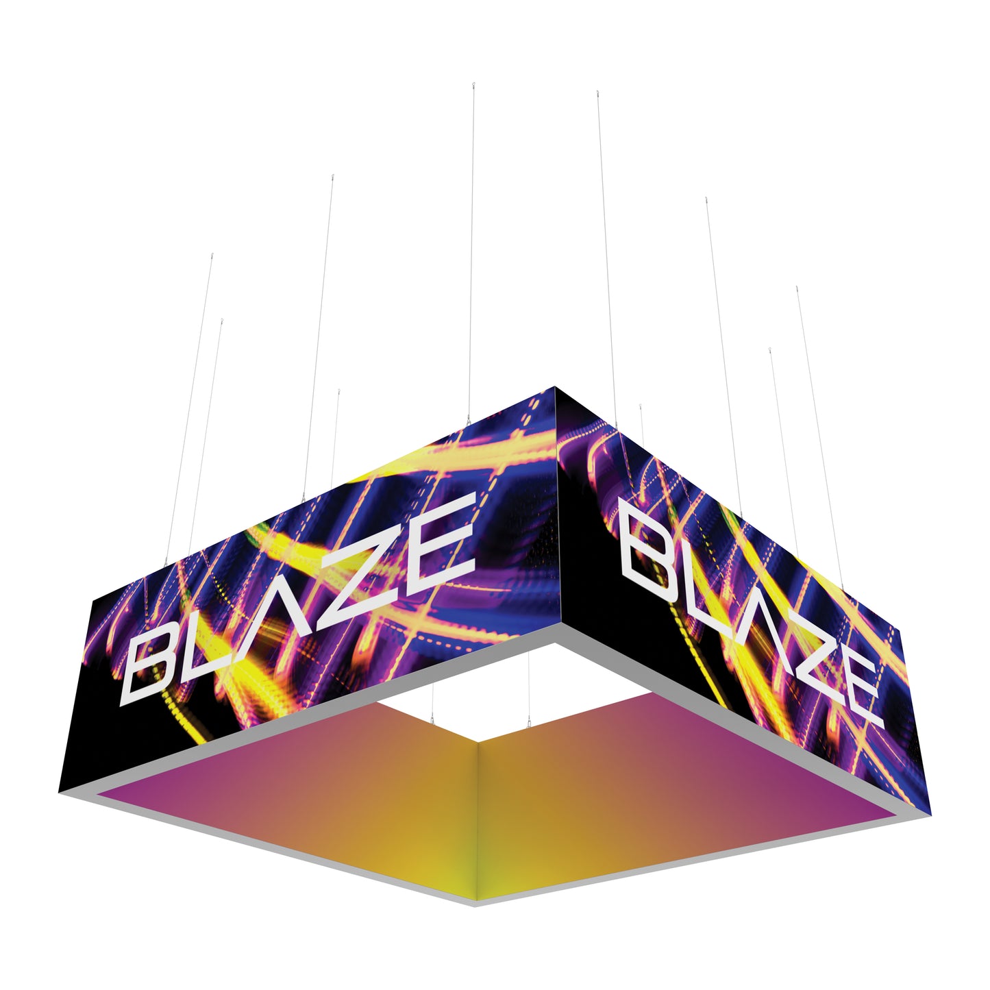 Blaze 12ft x 4ft Light Box Hanging Sign