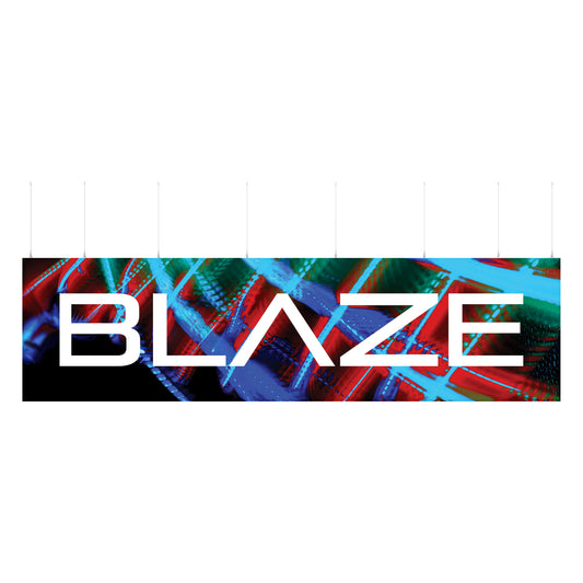 Blaze 30ft x 8ft Light Box Hanging Sign