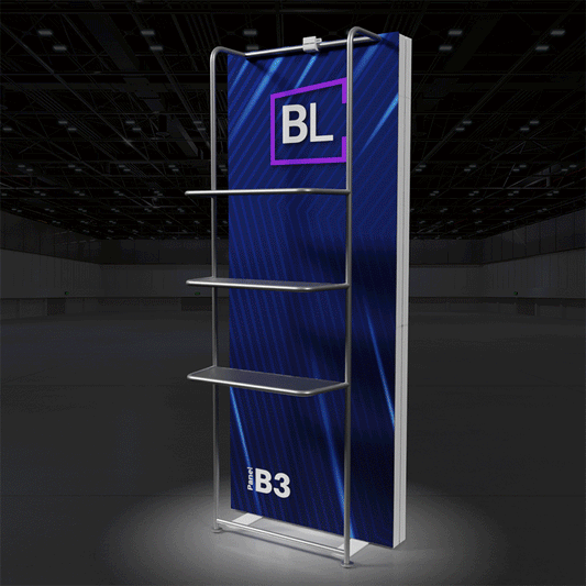 Brightline Merchandiser Kit 89"(H) x 36"(W)